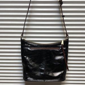 Hobo Shoulder Bag soft patent leather
